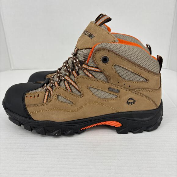 Wolverine Durant Work Boot Mens 10 EW Brown Leather Waterproof Steel Toe Safety - Picture 5 of 13